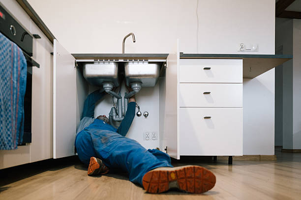 Professional Plumbing technician working in Port Austin, MI